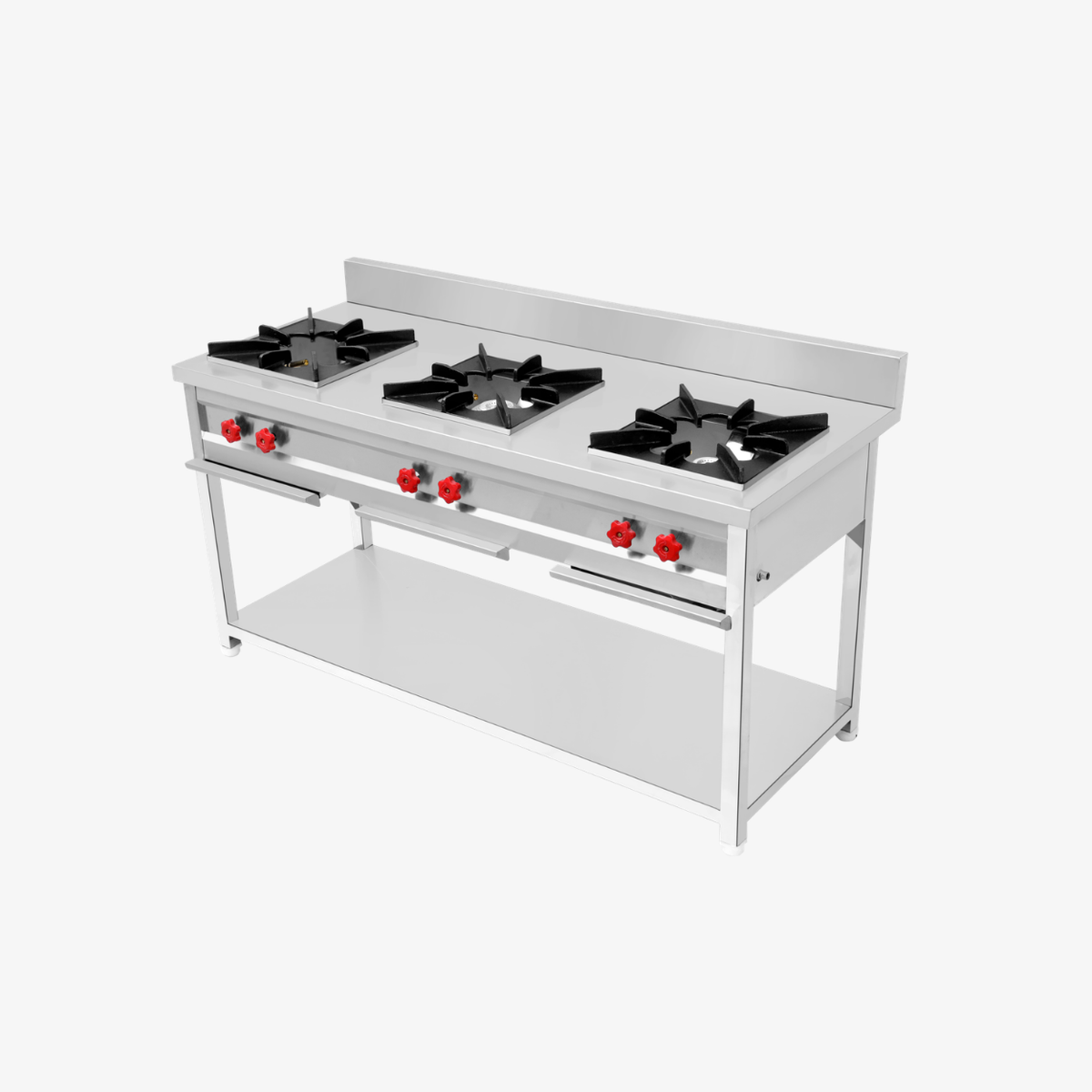 SS Gas Range With Pilot Burner